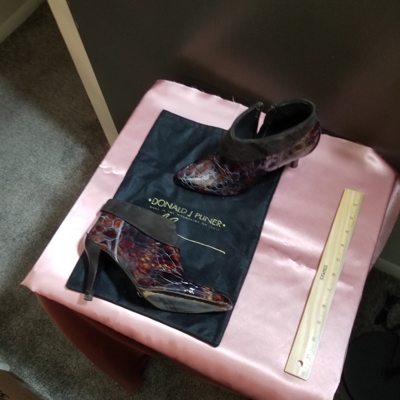 Donald J. Pliner Patent Leather Half Boot - Picture 4 of 5